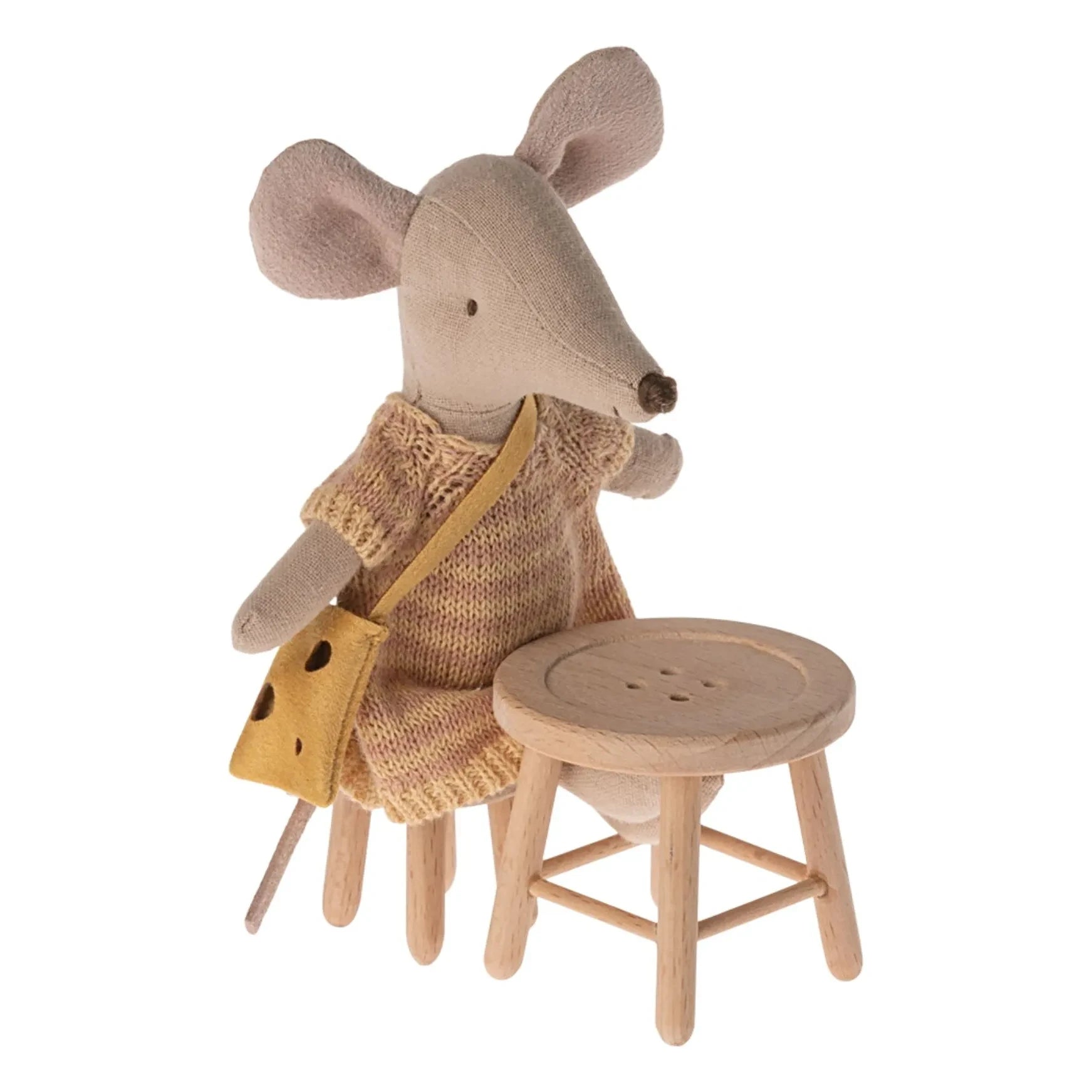 Maileg - Conjunto de mesa y taburetes