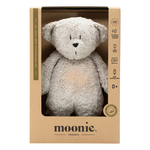 Moonie - Osito de Peluche con Luz Nocturna y Música | Gris