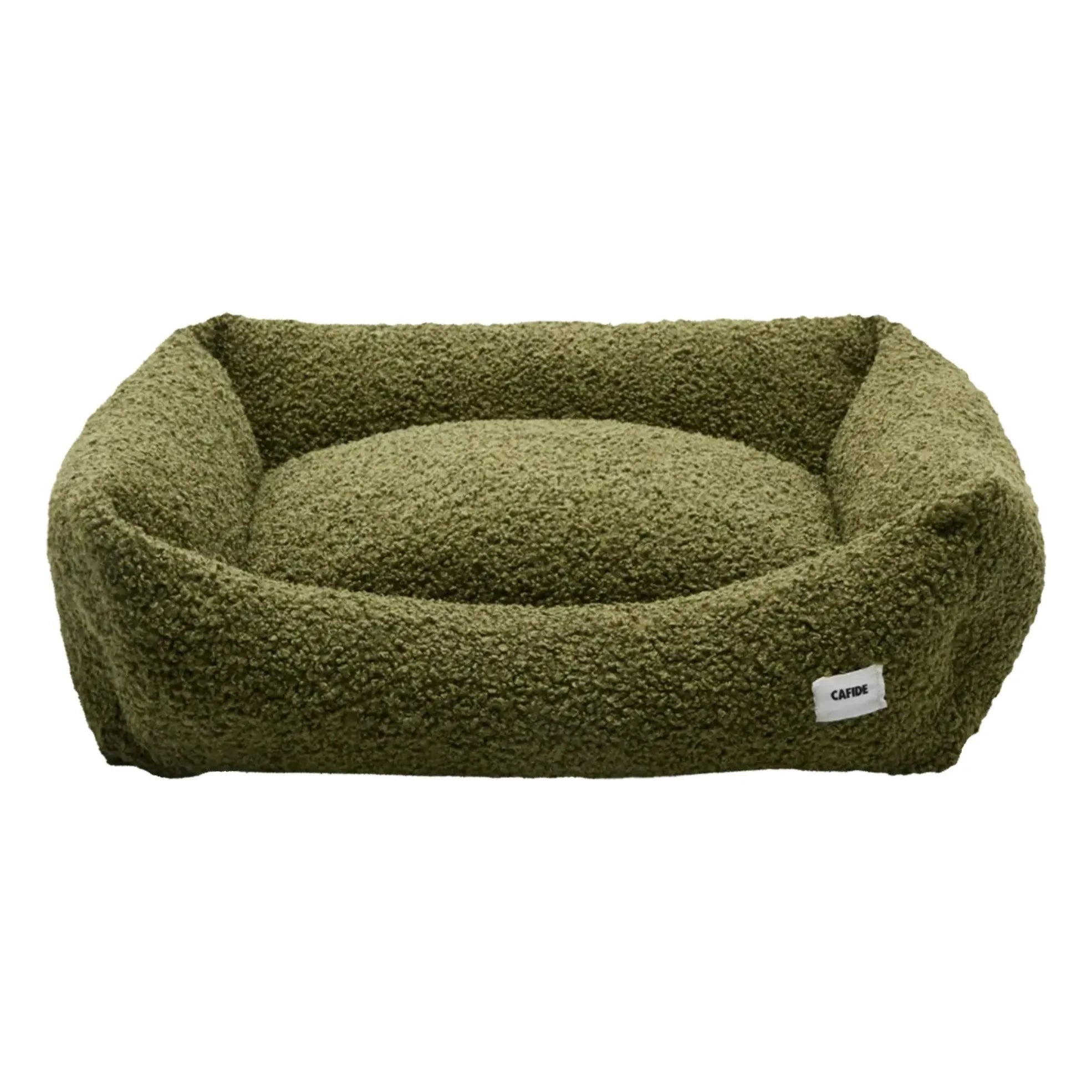 Cafide - Cama para perros Snozy de felpa | Verde