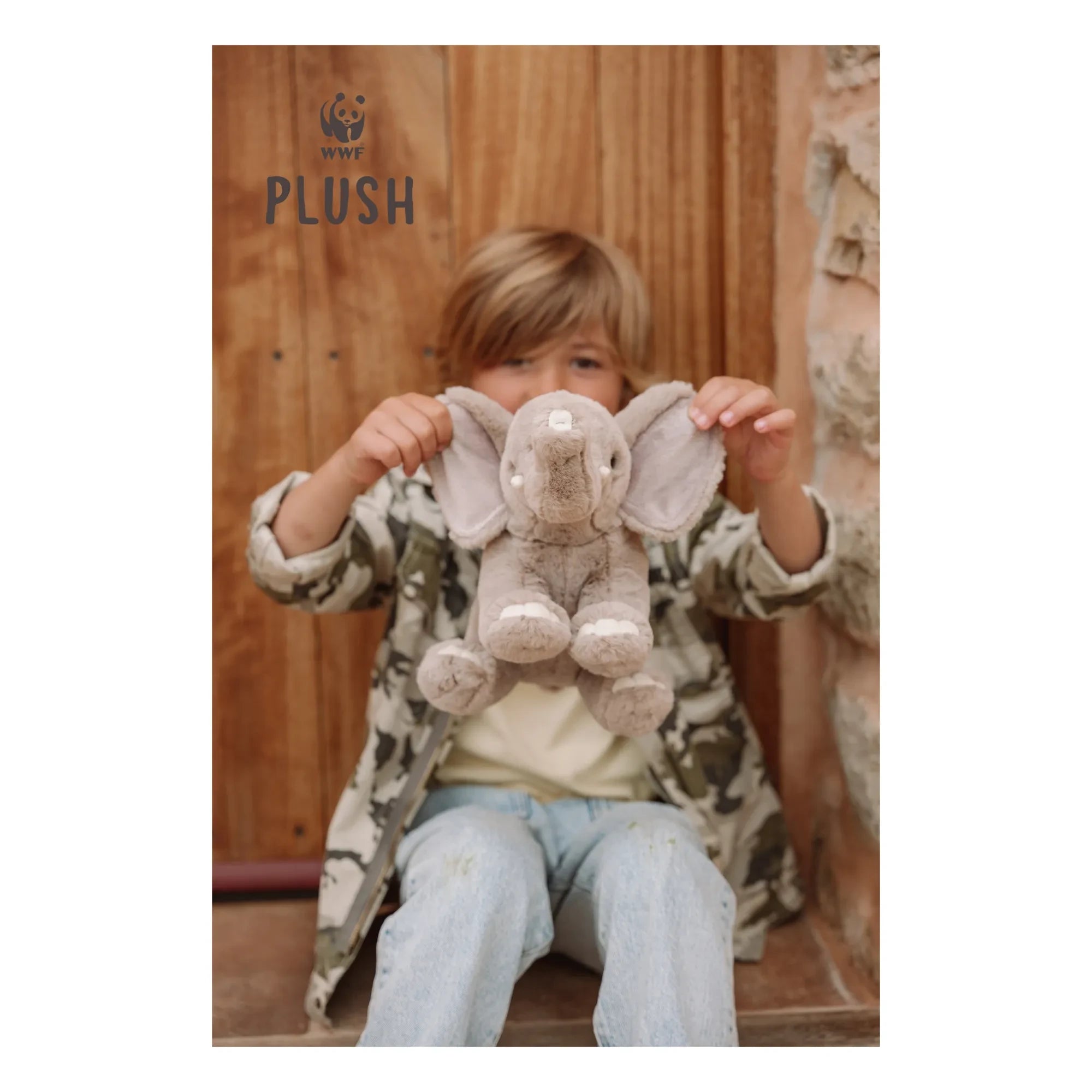 Bon Ton Toys - Peluche Eco Fil | Gris