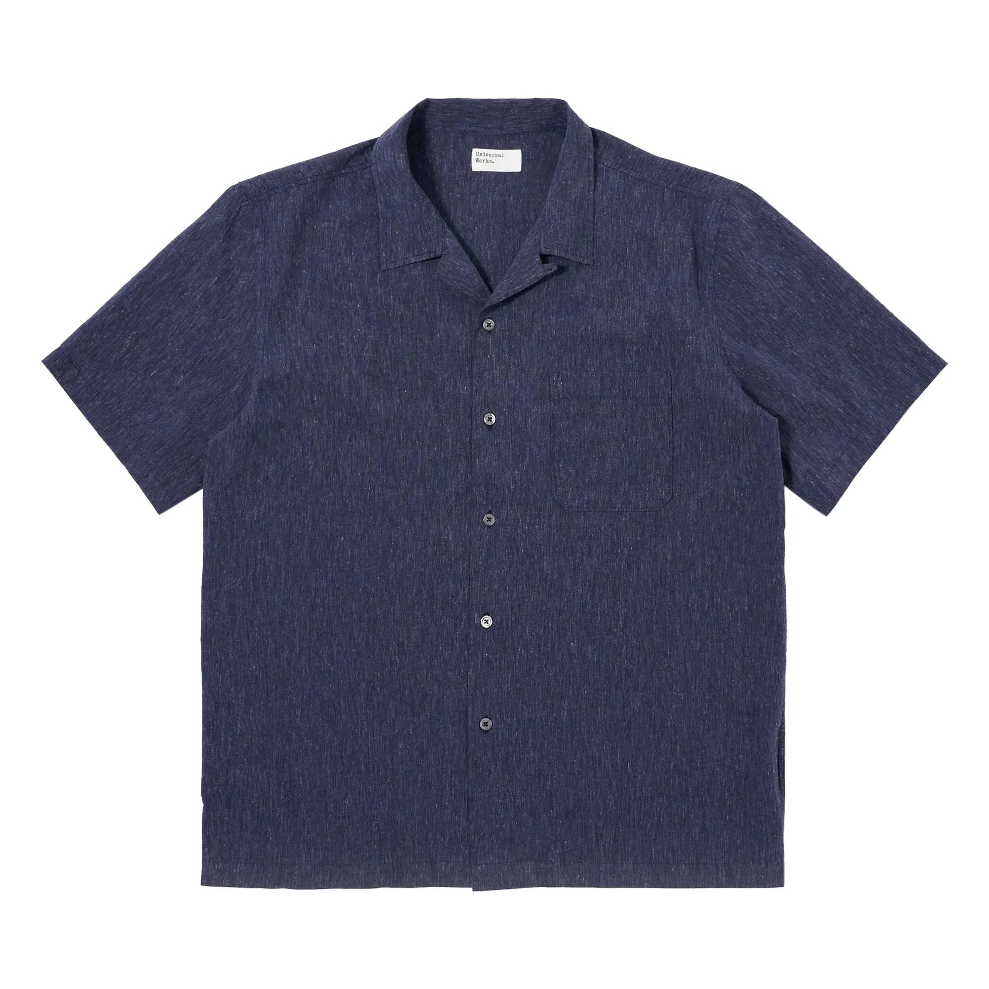 Universal Works - Chemise Road Sido Lin | Lacivert
