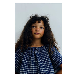 the new society - Blusa Jasmine Kareli | Azul Oscuro