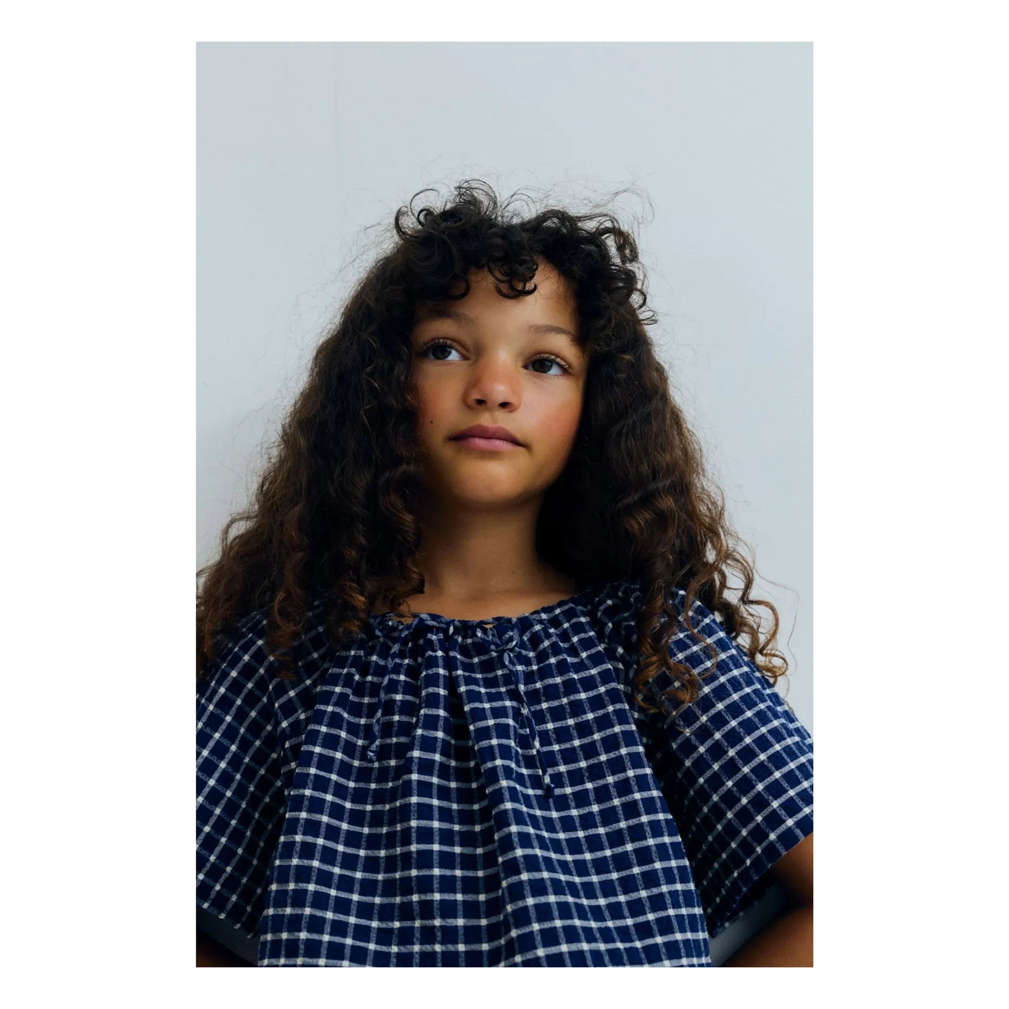 the new society - Blusa Jasmine Kareli | Azul Oscuro