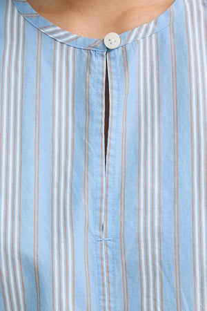 Vestido acampanado de algodón Marc O'Polo