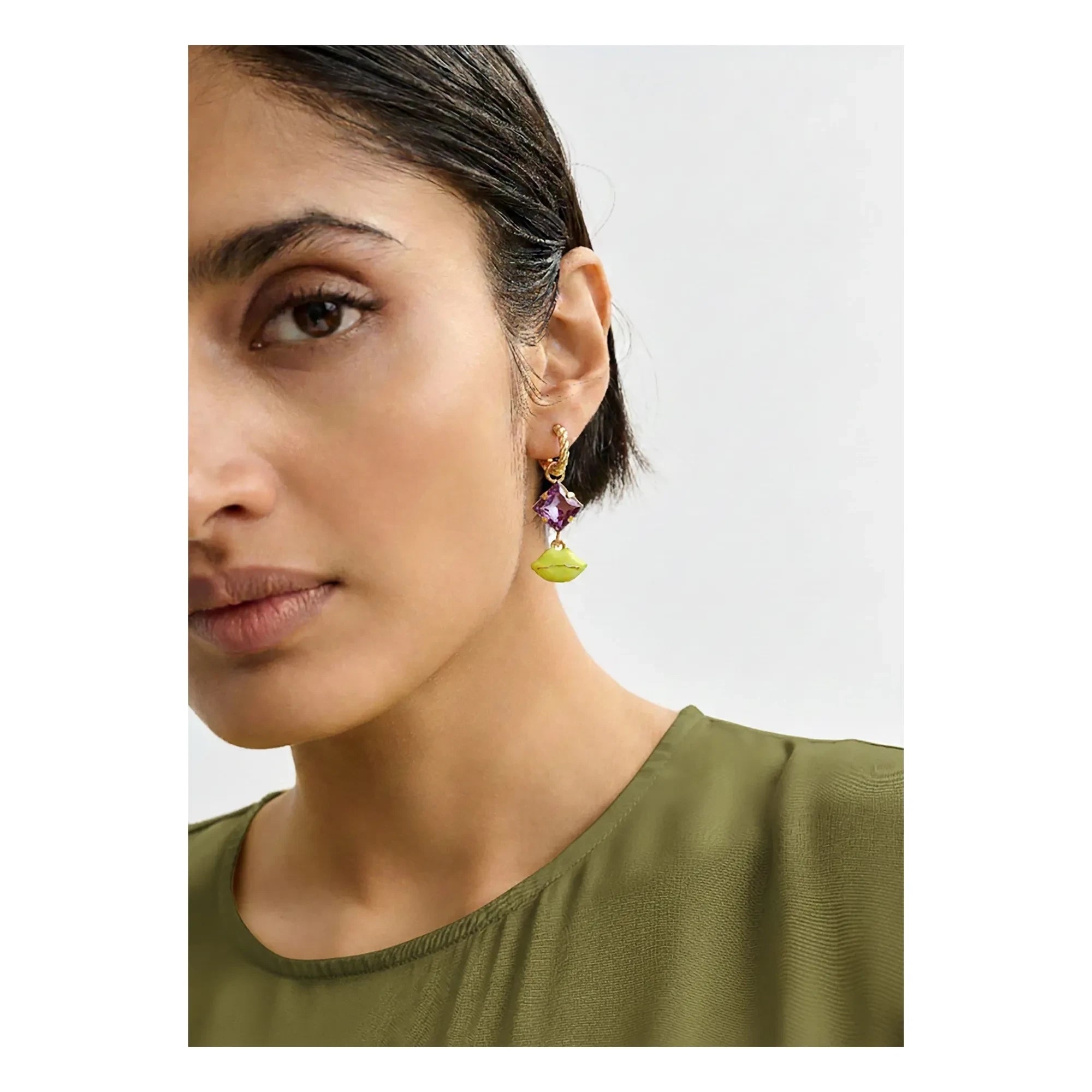 Essentiel Antwerp - Pendientes Jholy | Azul claro