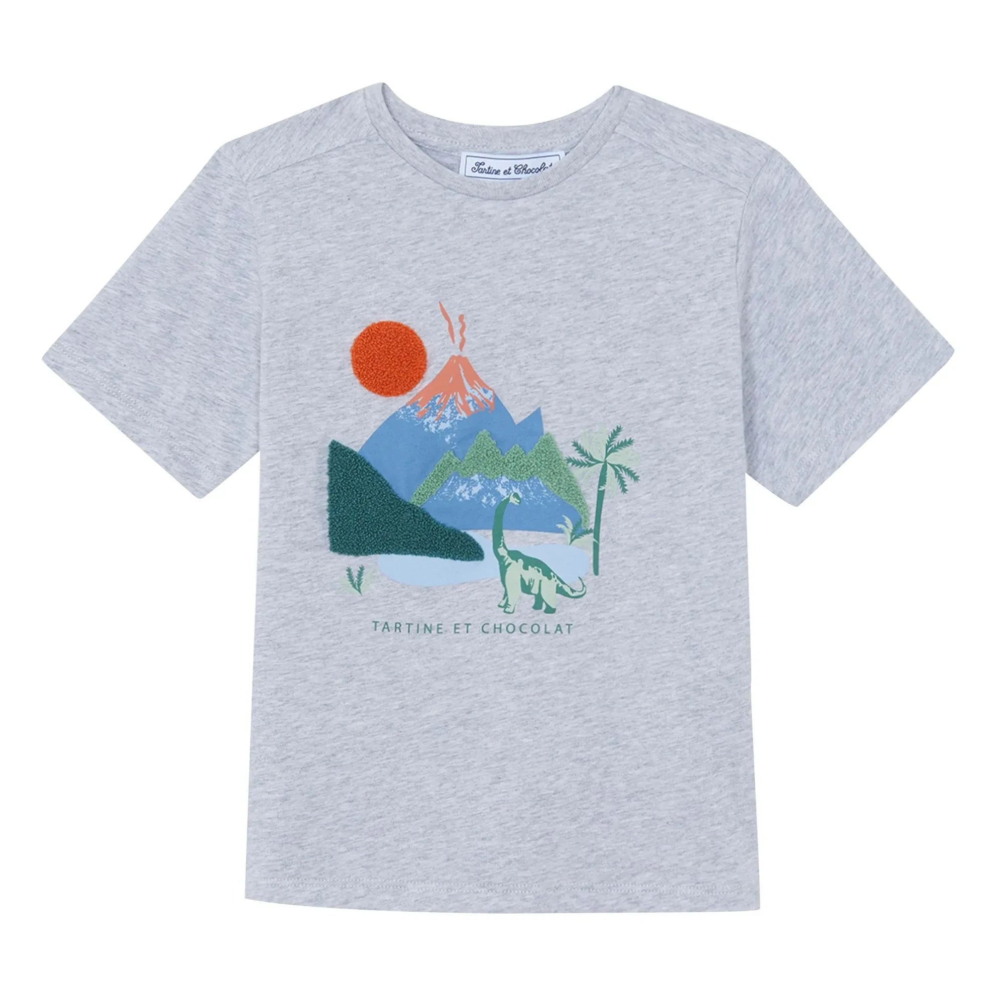 Tartine et Chocolat - Camiseta Chiné Volkan | Gris