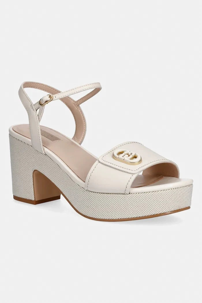 Sandalias de cuero de tacón grueso Liu Jo HARPER 04
