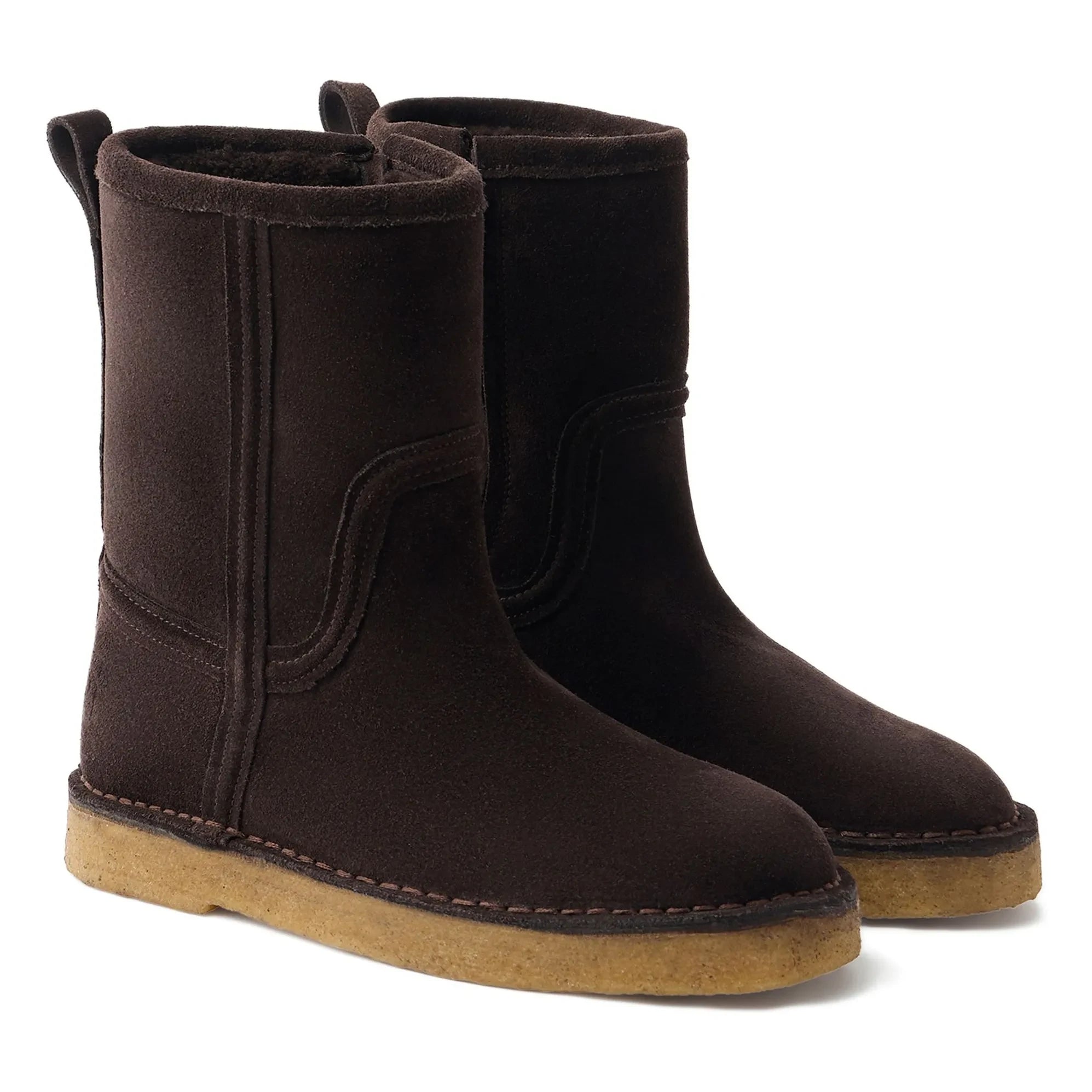 Soeur - Botines de piel curtida estilo Texas | Marrón