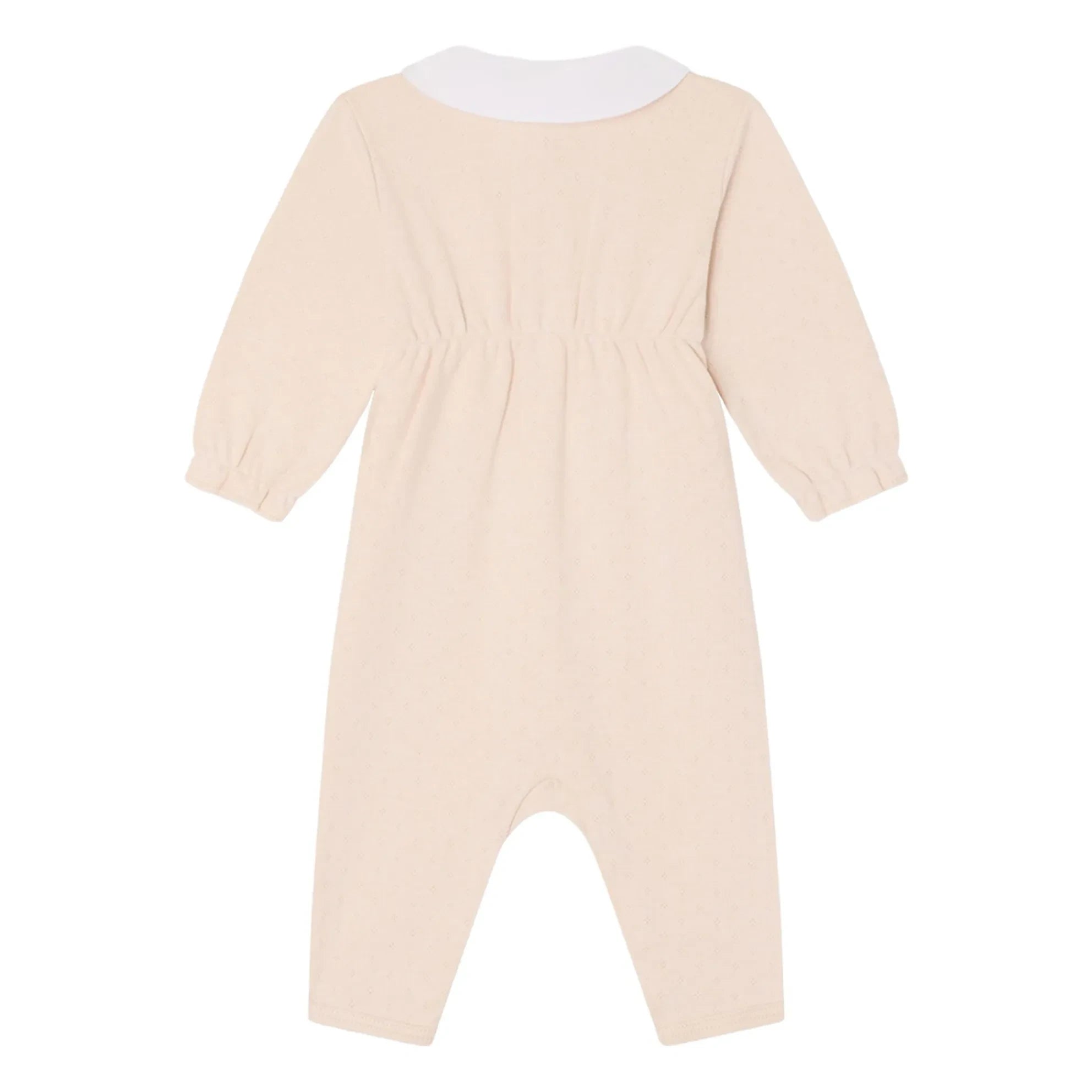 Bonpoint - Pijama Cayla Pointelle Algodón Orgánico | Rosa empolvado