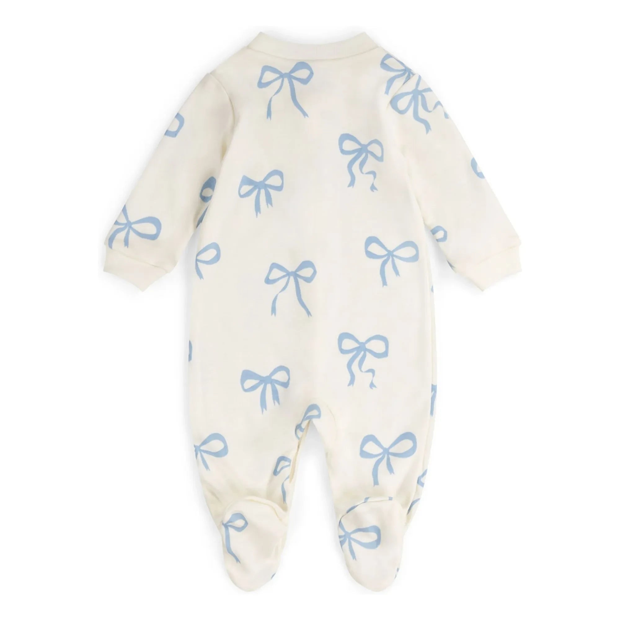 Sleepy Doe - Pijama con patucos con cordones de algodón orgánico | Crudo