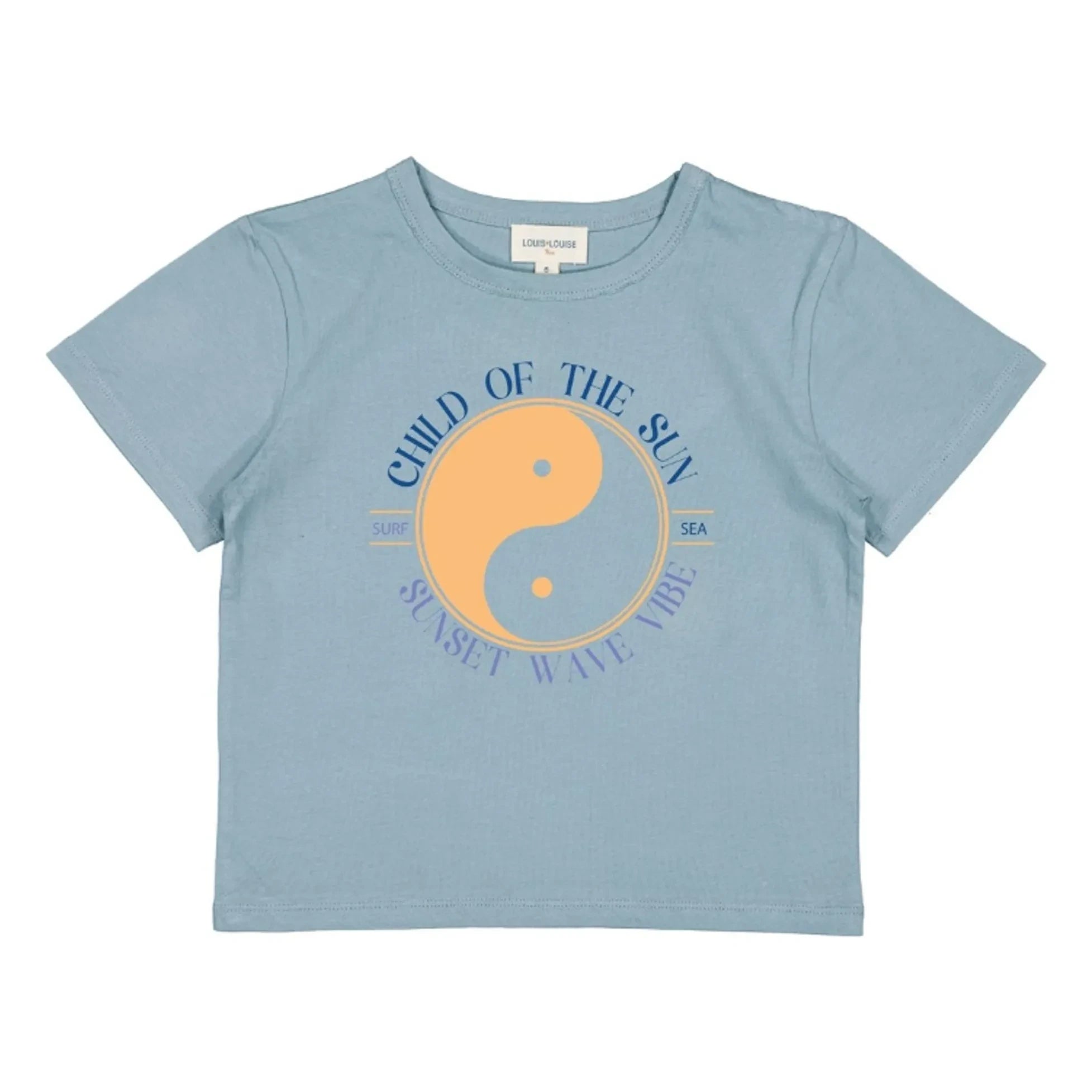 Louis Louise - Camiseta Tom Yin Yang | Azul pálido