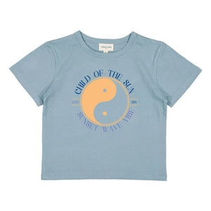 Louis Louise - Camiseta Tom Yin Yang | Azul pálido