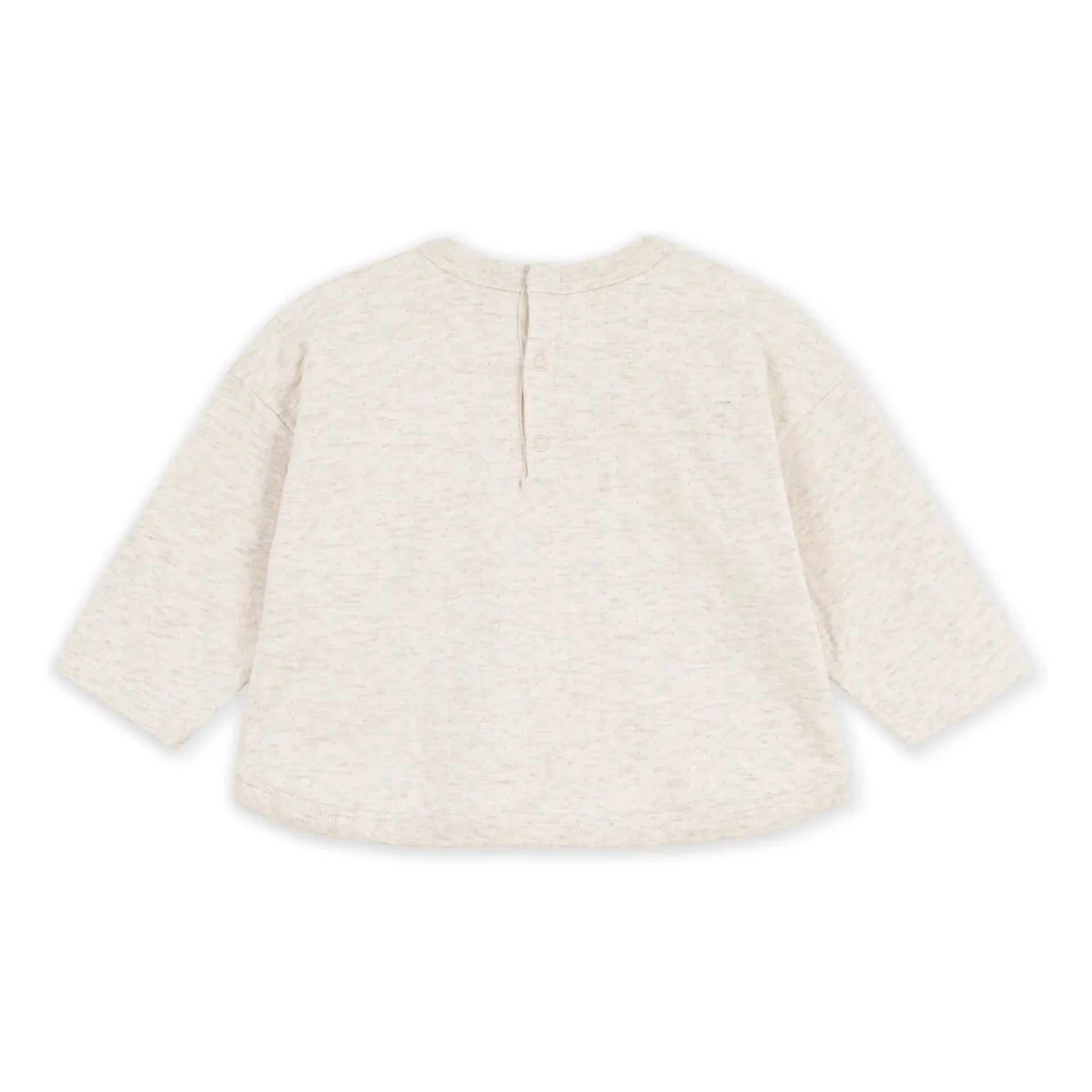 Petit Bateau - En Plein Coeur Bebek Tişörtü | Heather bej
