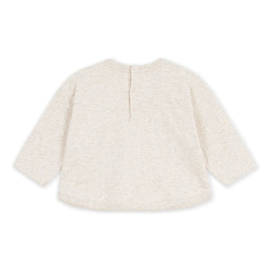 Petit Bateau - En Plein Coeur Bebek Tişörtü | Heather bej