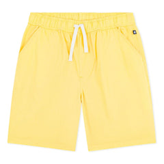 Petit Bateau - Bermudas lisas de lino | Amarillo