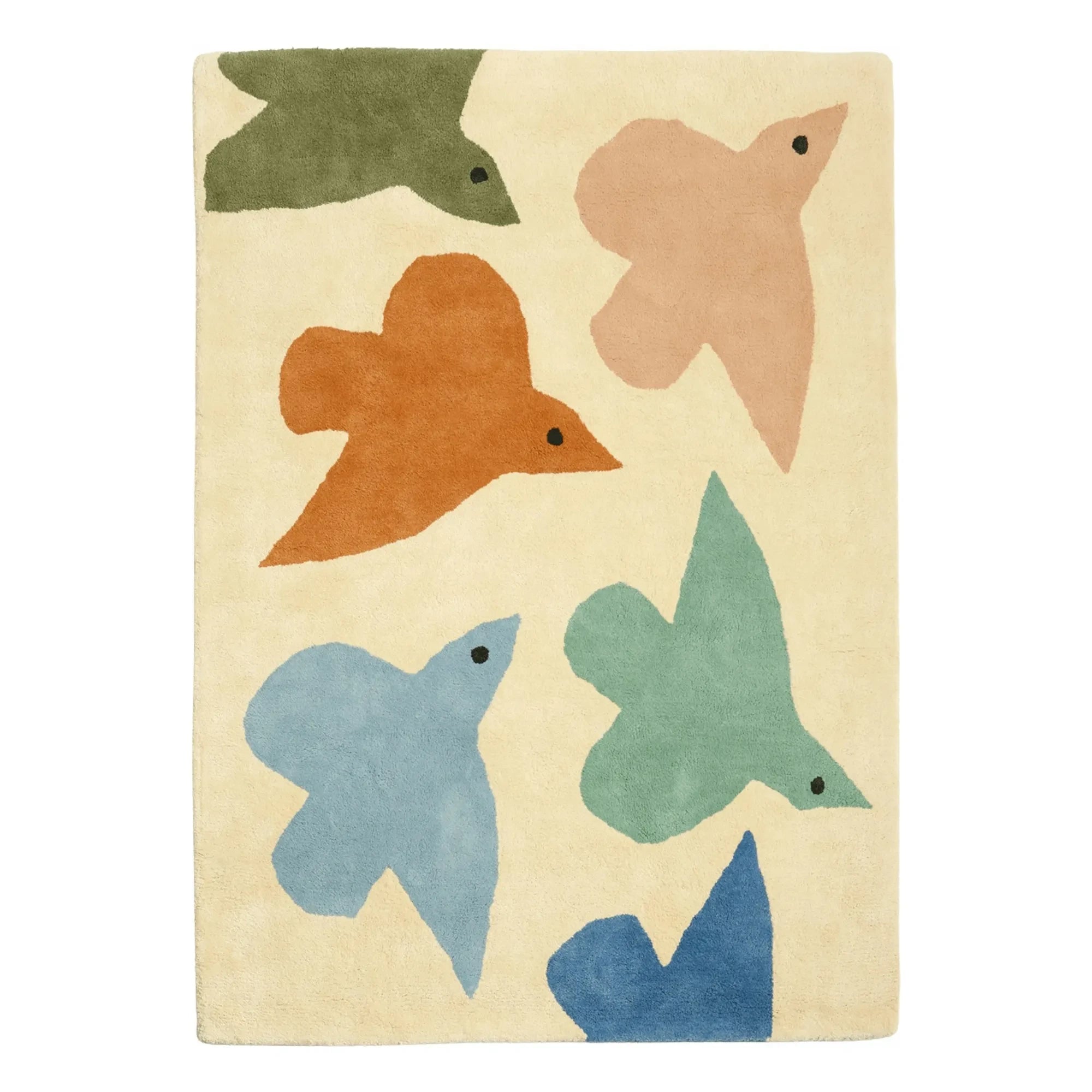 Bleuu-studio - Alfombra Pájaro | Azul