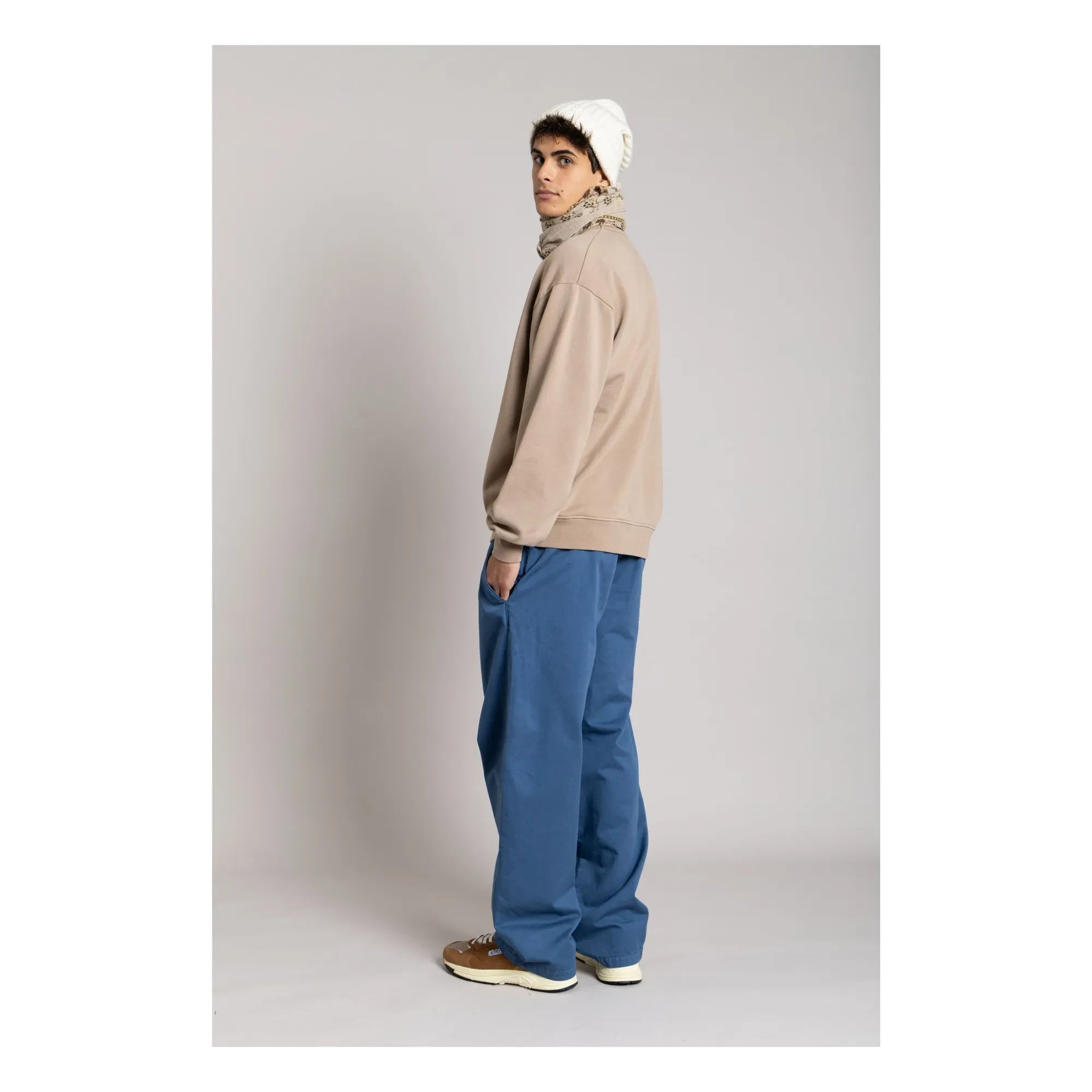 Sudadera Bond de algodón orgánico para Hombre Smallable | Marrón topo