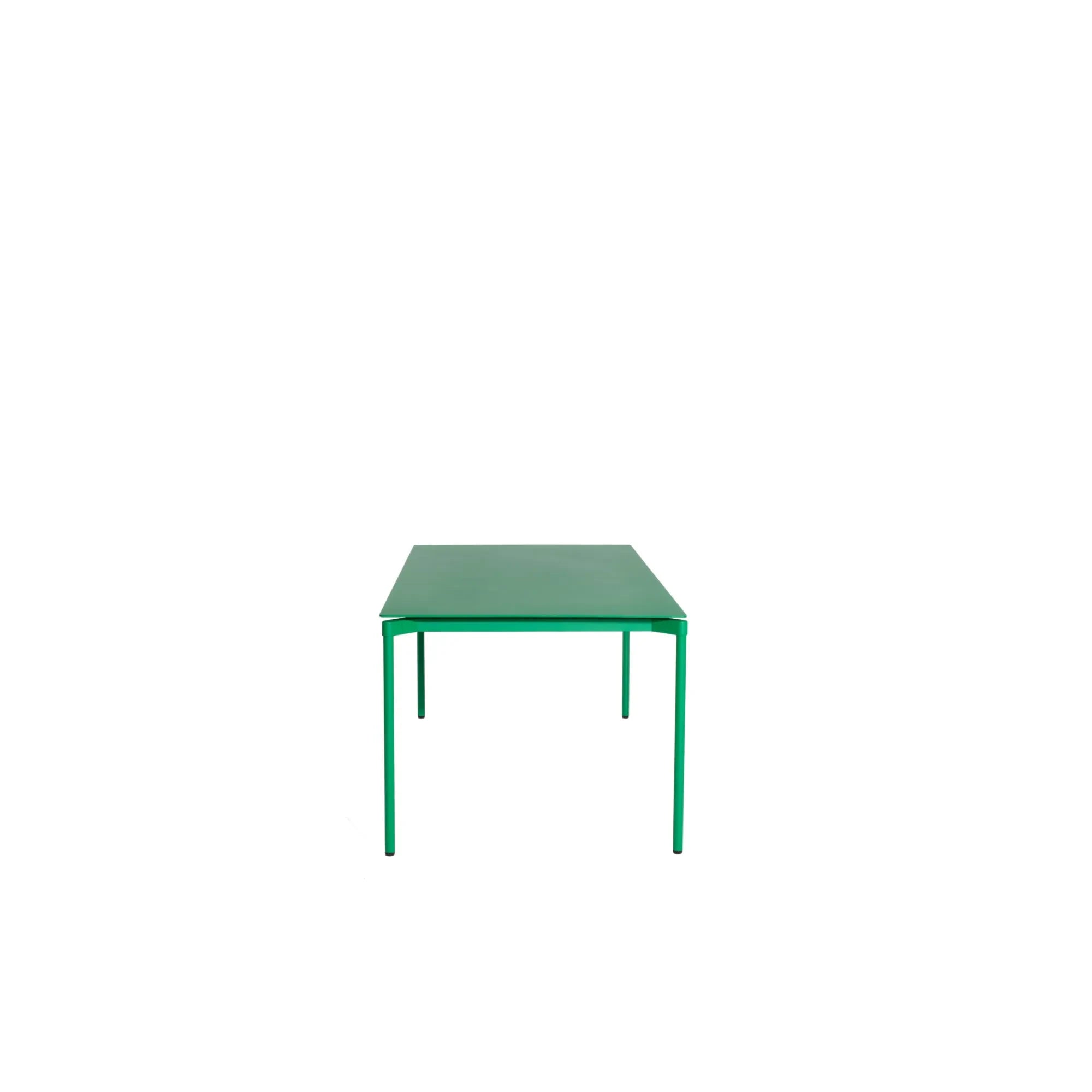 Petite friture - Mesa rectangular Fromme para exterior - 8 personas | Verde menta