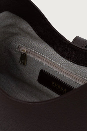 Bolso hobo de piel para mujer Goccia S Hobo