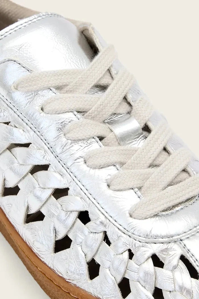 Deportivas de piel Velma Woven Sneaker para mujer de AllSaints