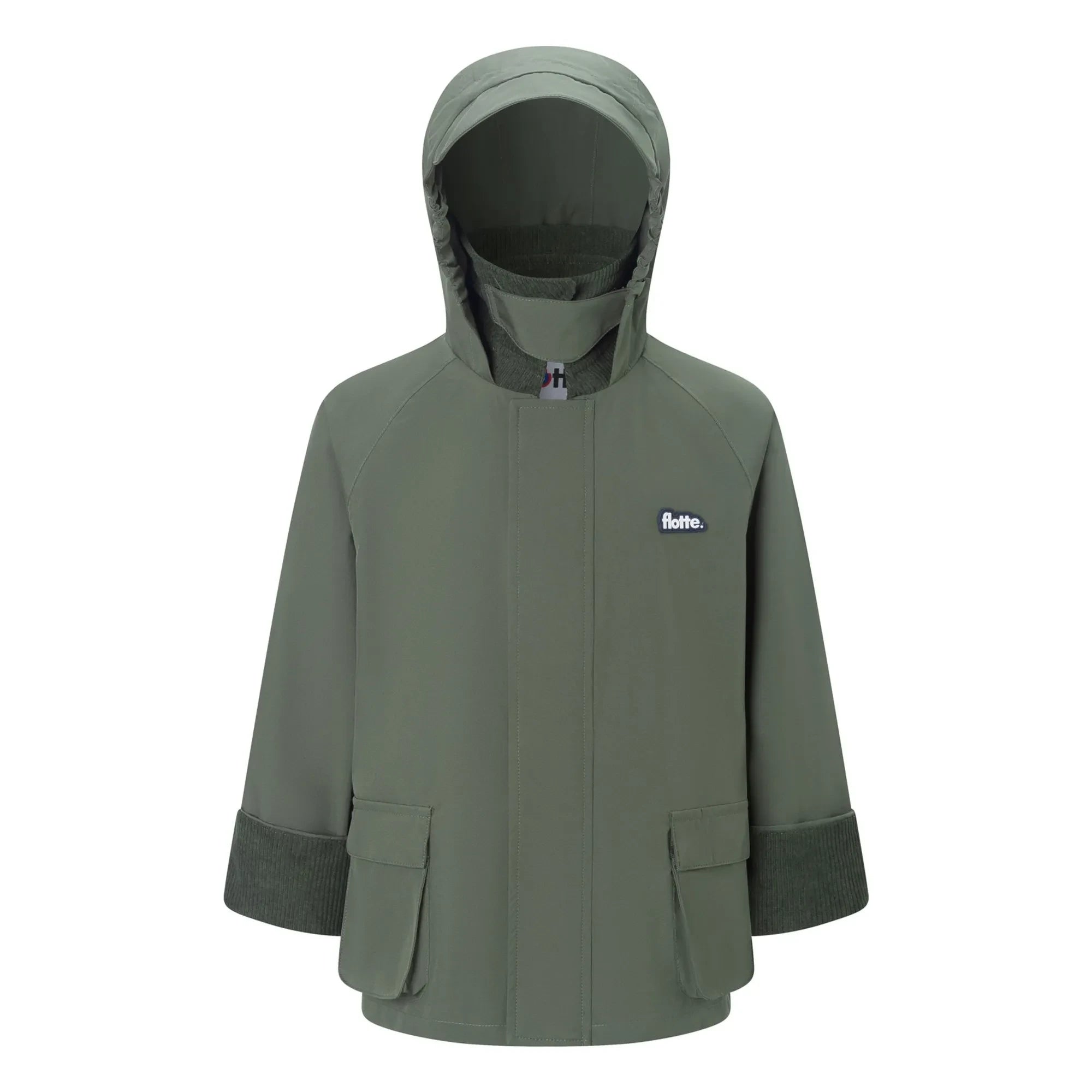 Flotte - Chaqueta Impermeable de Fibra Reciclada Archivito | Caqui