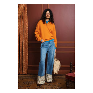 Alémais - Polo de lana Claudia | Bordo