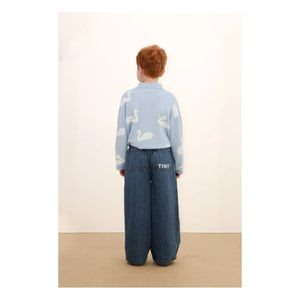 Tinycottons - Jeans a rayas anchas | Azul