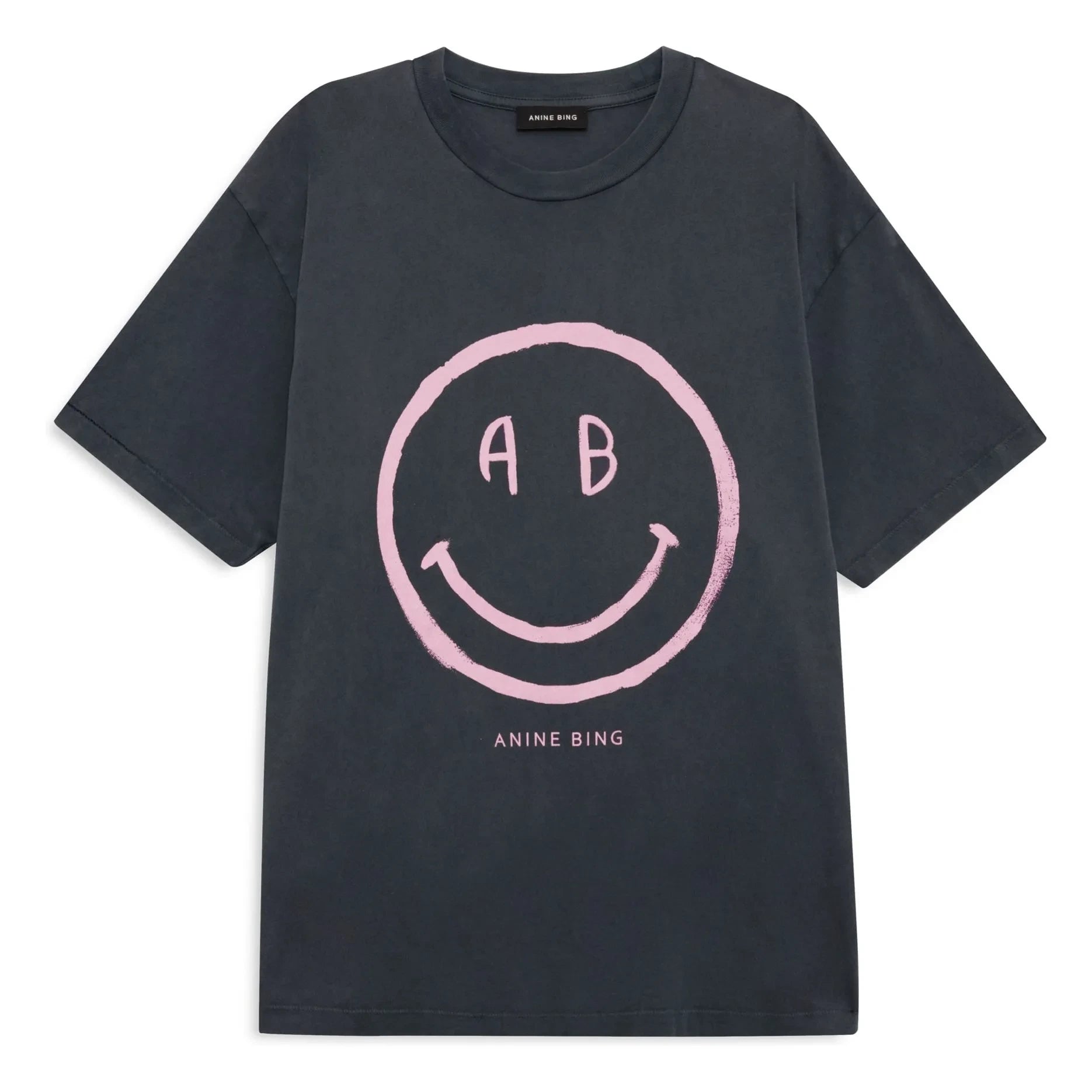 Anine Bing - Wagner Smiley Tişört | Gri