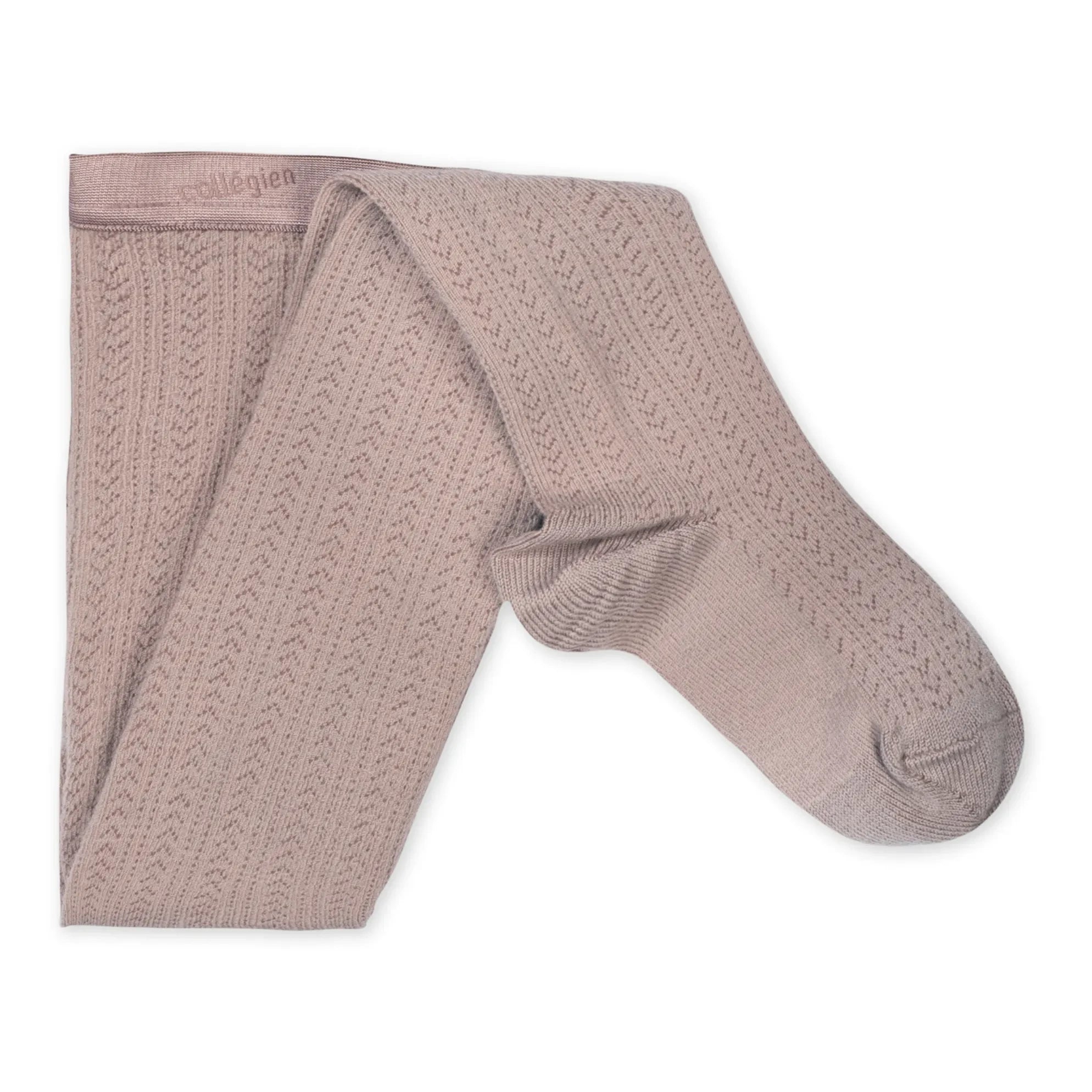 Collégien - Leggings de lana merino Angélique | Rosa empolvado