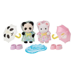 Sylvanian Families - Bebés con impermeable (pack de 2)