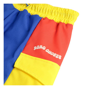 Bobo Choses - Bañador tipo bermuda con bloques de color | Azul