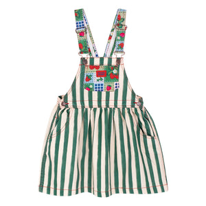 Favorite People - Vestido Peto Fragola Rayado | Verde