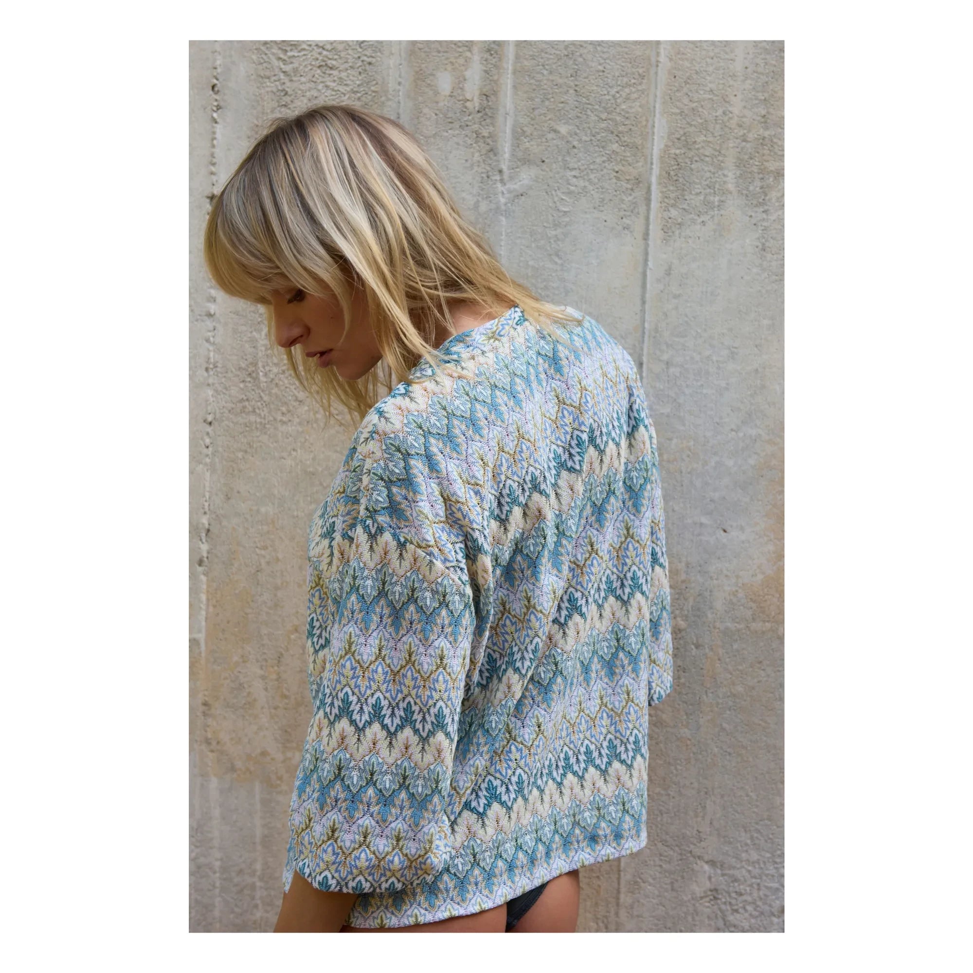 Baie Brune - Camiseta Charles | Azul Verdoso