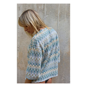 Baie Brune - Camiseta Charles | Azul Verdoso