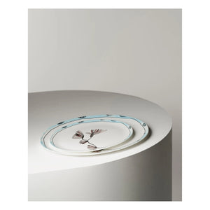 Serax - Platin oval Camelia, Serax for Marni | Aubergine