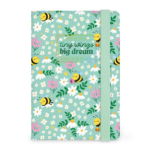 Legami - Diario Fotográfico Semanal de 16 Meses para 2026/2027 - Abeja - Pequeño con Cuaderno