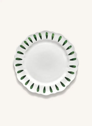 Serax - Platos Dulces de Rayas Charly - Set de 2 | Verde