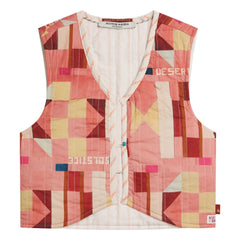 Scotch & Soda - Chaleco geométrico reversible | Rosa