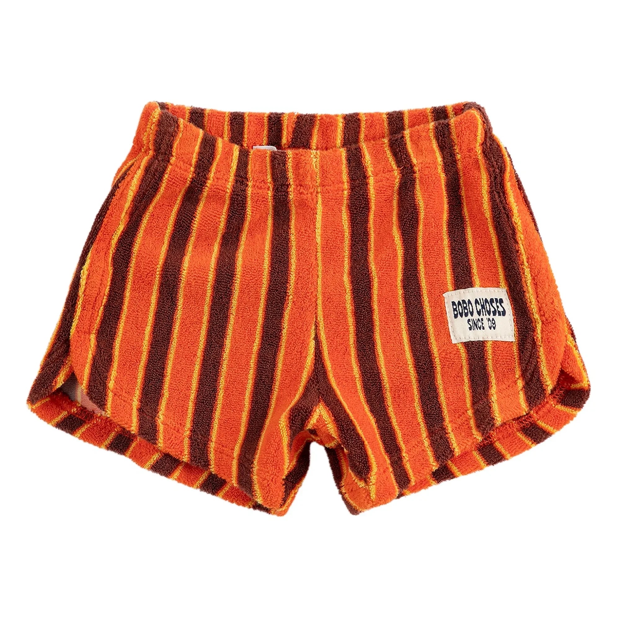 Bobo Choses - Short de bebé a rayas | Naranja