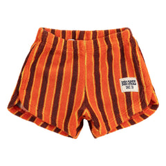 Bobo Choses - Short de bebé a rayas | Naranja