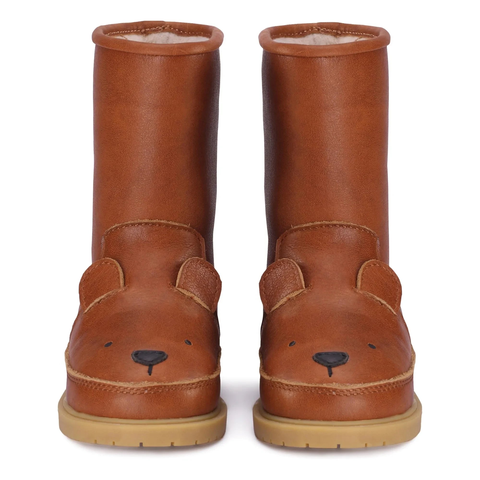 Donsje - Botas de piel Wadudu | Marrón
