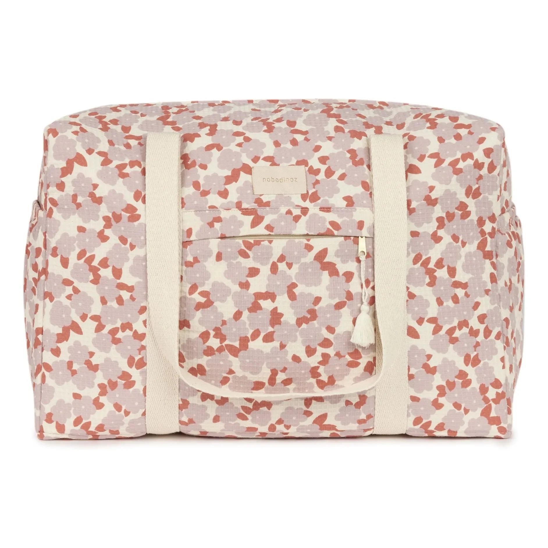 Nobodinoz - Bolso cambiador impermeable Opera Mauve Sakura | Malva