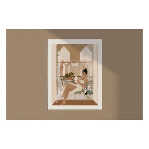 Carla Llanos - Póster de verano en París
