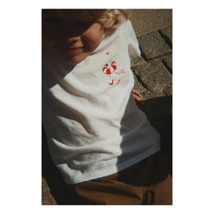 Konges Sløjd - Camiseta de algodón orgánico Era Duck | Blanca