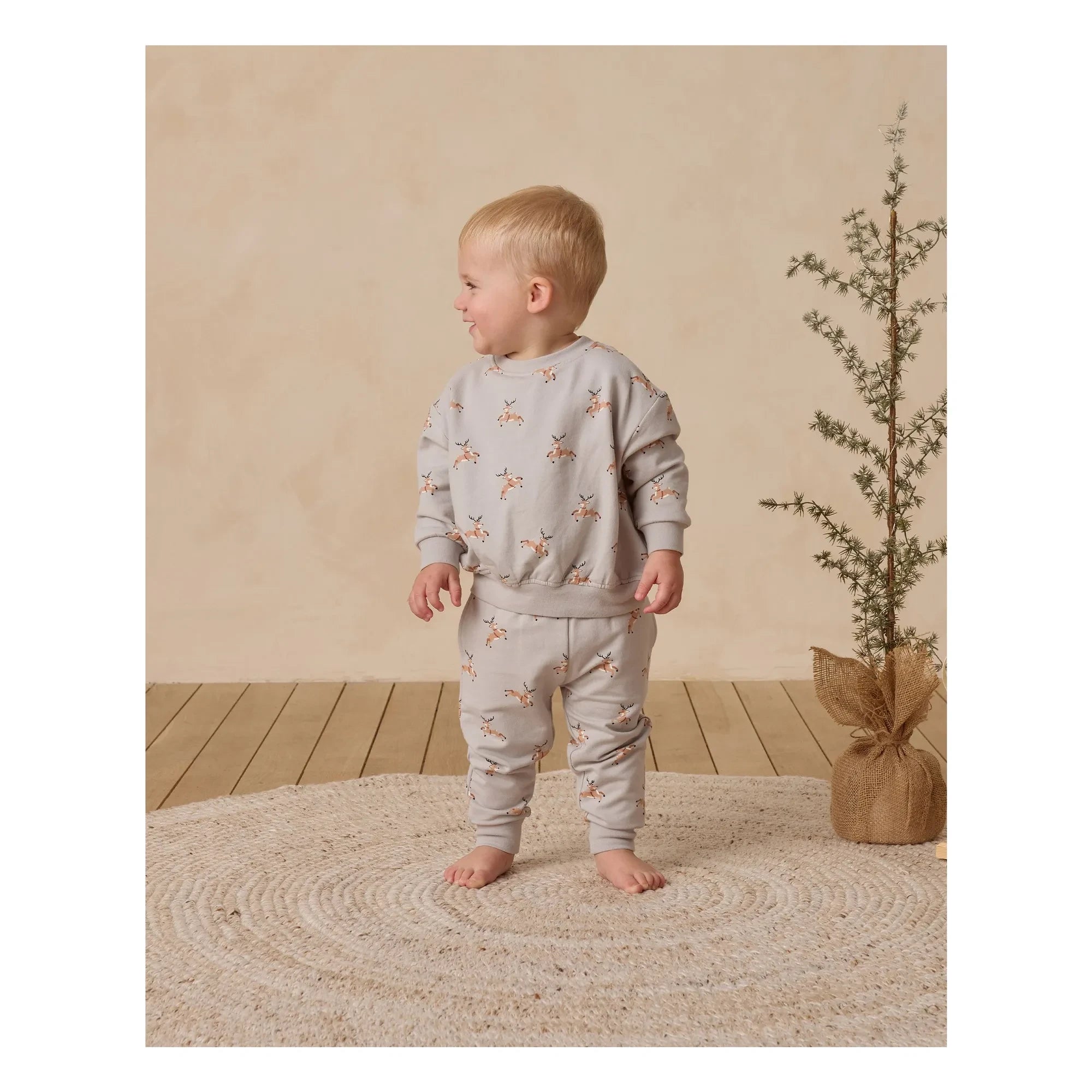 Quincy Mae - Jogger Rennes Algodón Orgánico | Gris