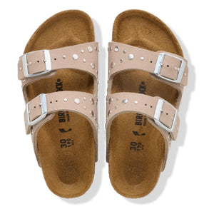 BIRKENSTOCK - Arizona Rivet Border Sandalet | Taupe kahverengi