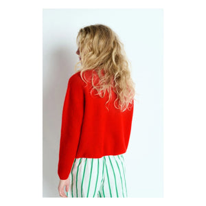 American Vintage - Chaleco de alpaca y lana Vitow | Rojo