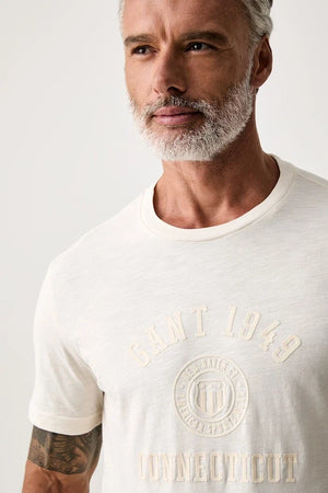 Camiseta de algodón para hombre Gant