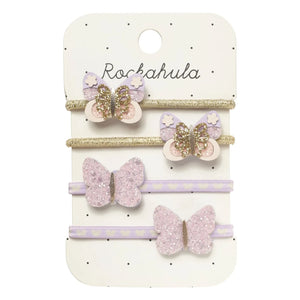 Rockahula Kids - 4'lü Butterfly Fairy Tale tokalar | Leylak