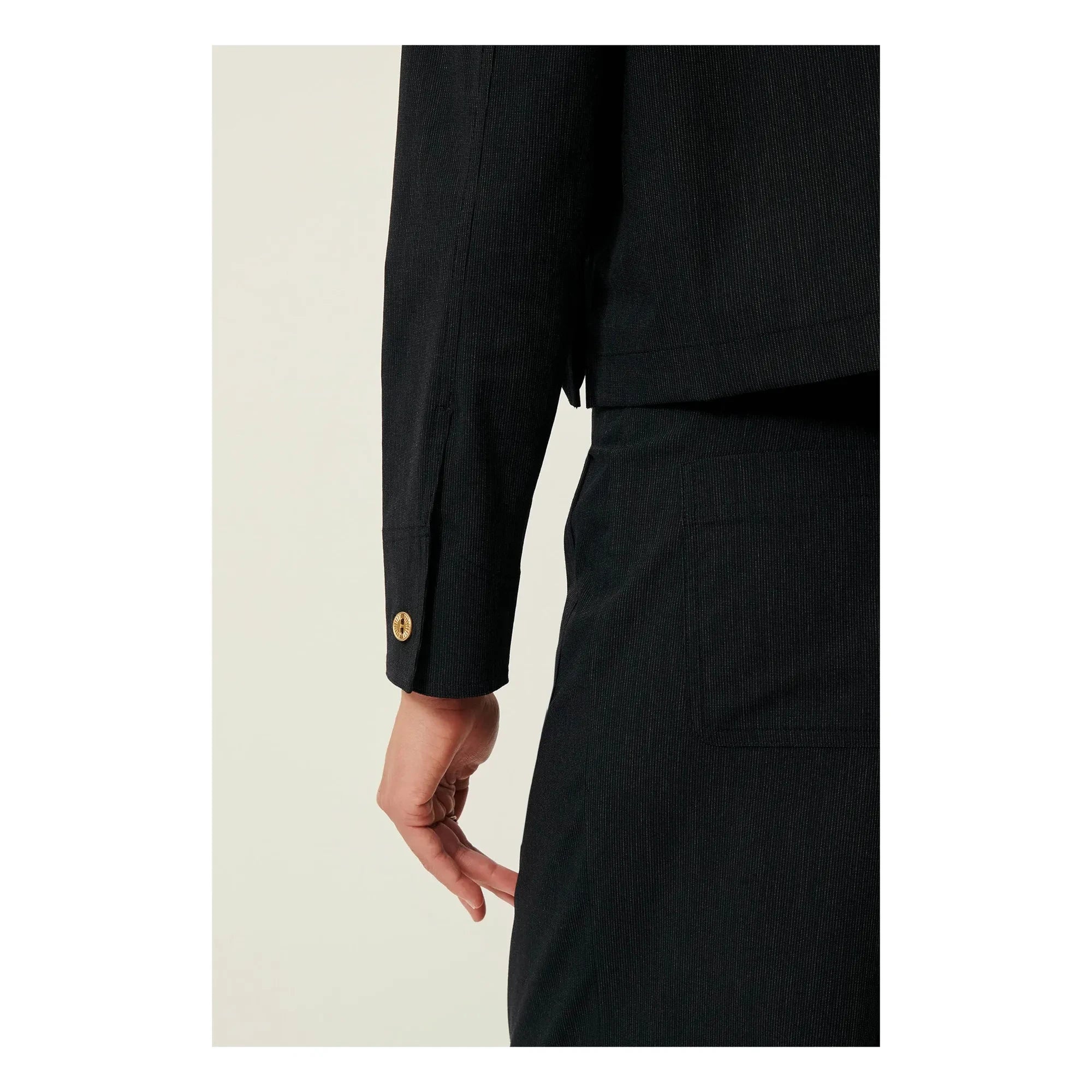 Sessùn - Camisa Notteri | Negro